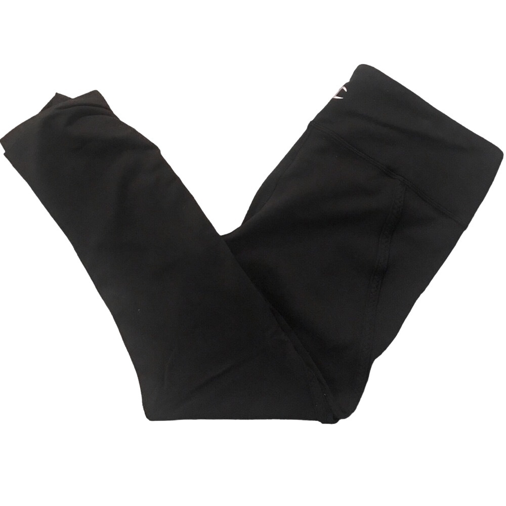 Champion Powertrain Medium Black Leggings Workout Gym Yoga Run Walk Pocket